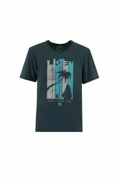 E9 Camiseta|Beach Slate