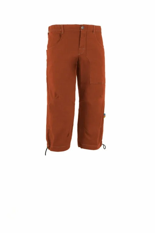 E9 Bermudas|Fuoco Flax 3/4 Red-Clay