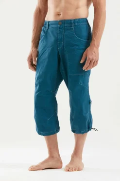 E9 Bermudas|Fuoco Flax 3/4 Deep-Bue